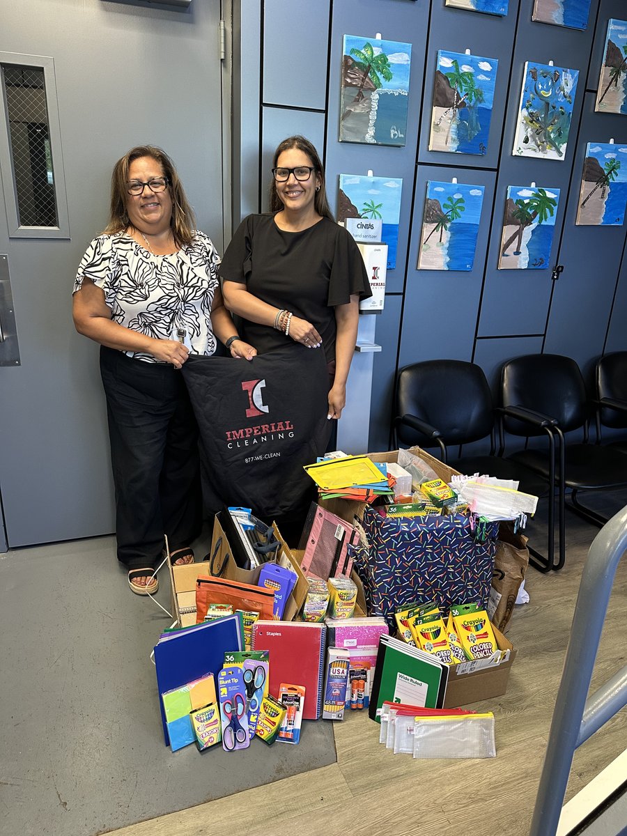 imperialcleaner's tweet image. We’re proud to support the Friends of Karen Back-to-School Supply Drive. Helping kids start the school year strong is what community is all about. Grateful to partner with such an amazing organization! #FriendsOfKaren #CommunitySupport #ImperialCleaning #JanitorialServices