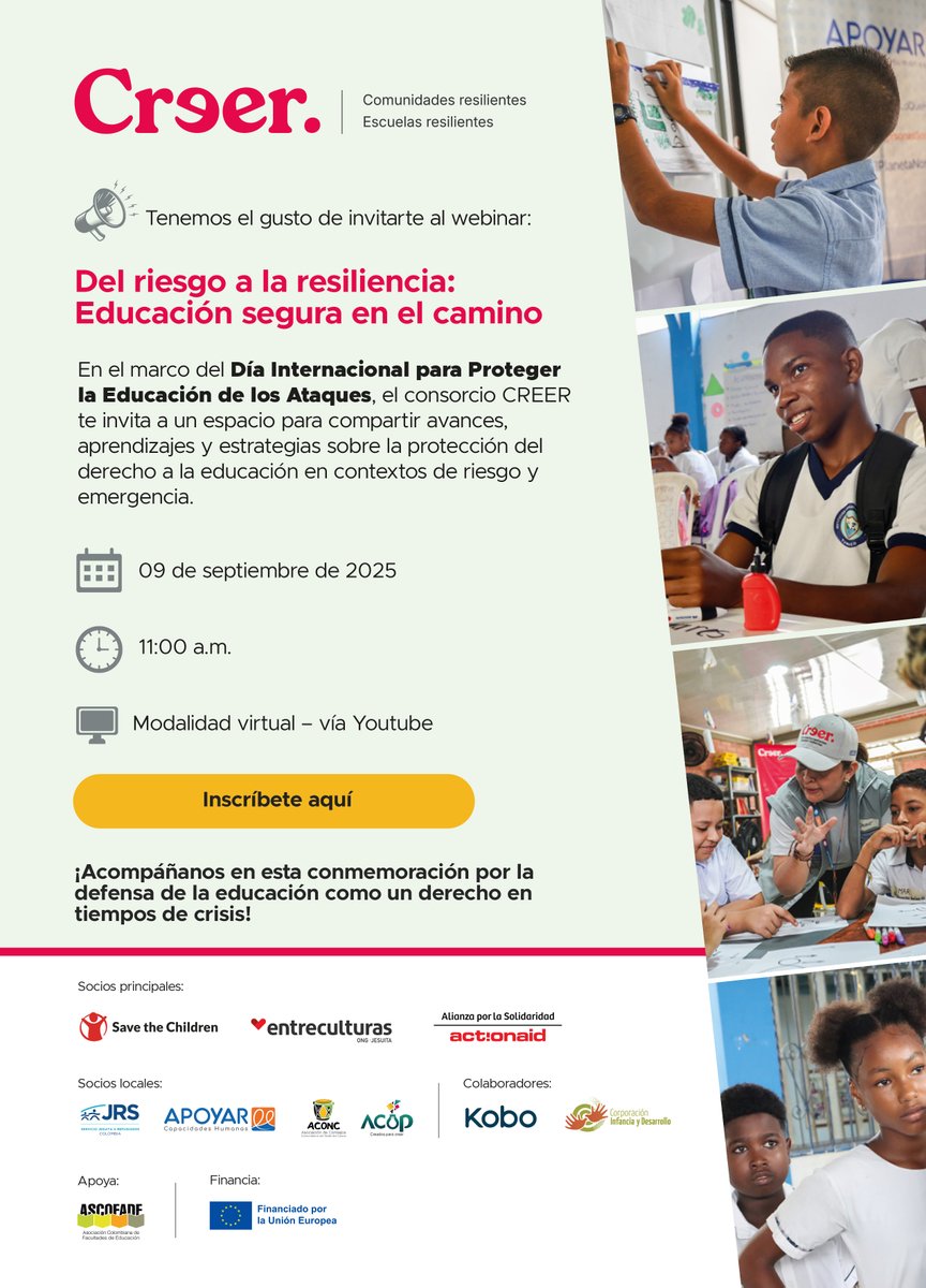 En los departamentos de Cauca, Nariño, Valle del Cauca y Arauca se han suspendido clases debido a hostigamientos, instalación de minas antipersonales, lanzamiento de artefactos explosivos y uso de drones por parte de actores armados. Atentos a esto:
🔗forms.office.com/r/qQE2T6WSn0