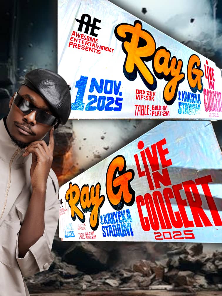 Hello Uganda Mark on your calendars 
1.11.2025
#tuzekakyeka2025 
#RayGLiveInConcert