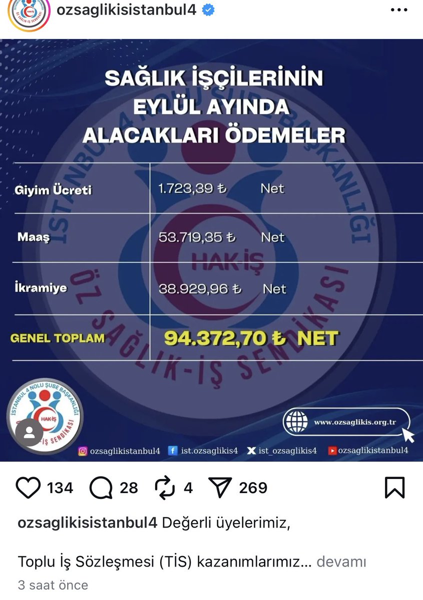 İşçilerin eylül ayında ikramiyeyle böyle bir ücret alacak.
Memur 47.500 TL alacak.
İkramiye nedir haberi yok. #MemurlaraEkProtokol