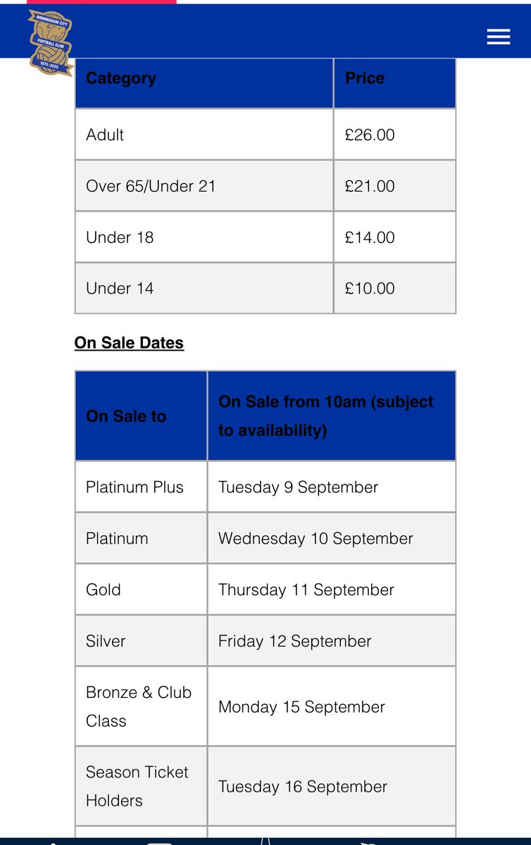 Wrexham ticket details 

#BCFC