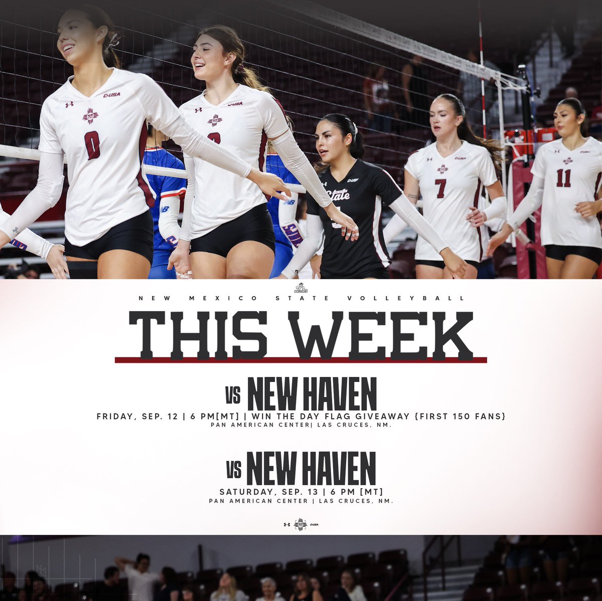 NM State Volleyball tweet media