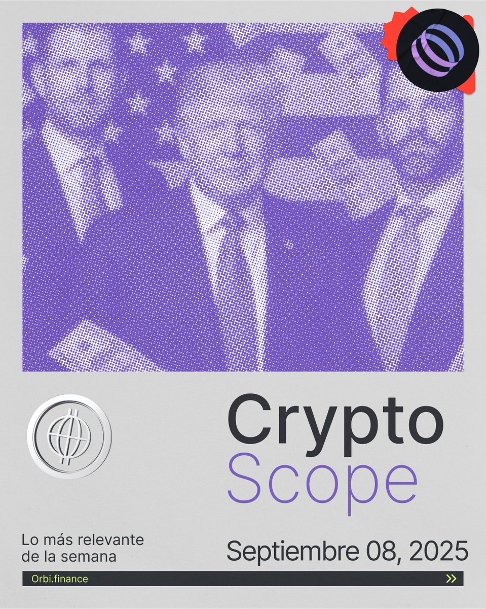 orbi_finance's tweet image. Crypto Scope Weekly 🌍

🏛️ La familia Trump amplía su presencia en el mundo cripto, con nuevas iniciativas y alianzas.

📊 Gemini se prepara para salir a bolsa, marcando un paso clave para los exchanges.

📈 Bitcoin alcanza su máximo semanal, mostrando fortaleza en el mercado.…