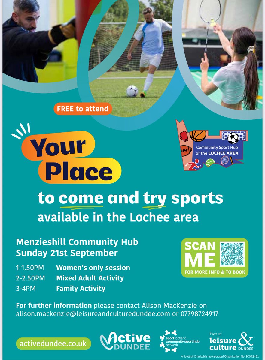 Dundee Community Sport Hubs tweet media