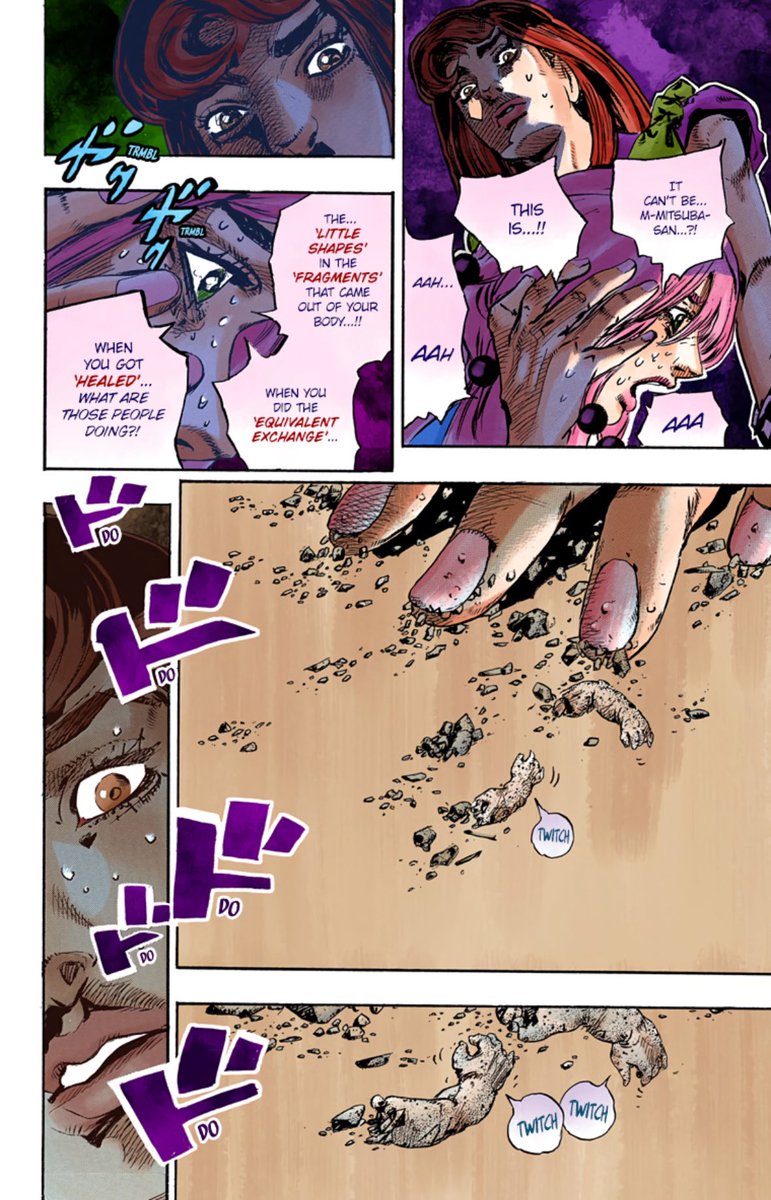 I really do think Araki a little deranged cause you gotta be a little sick to think of something this unnerving