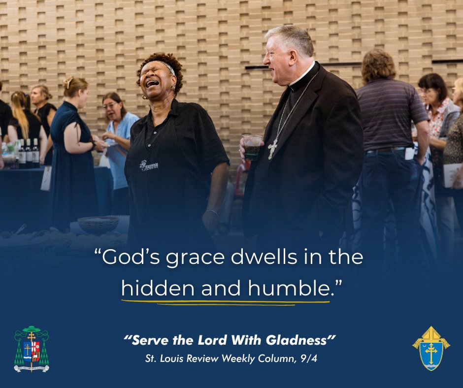 God often chooses the small and hidden things of the world to reveal His greatness.  

I reflect on how the Lord lifts up the lowly in this week’s <a href="/StLouisReview/">St. Louis Review</a>: Serve the Lord with Gladness column: stlouisreview.com/.../serve-the-…