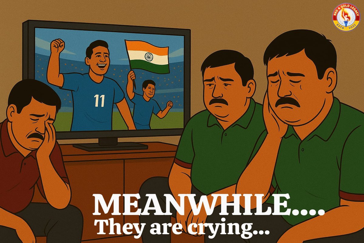 RGL_2022's tweet photo. 🤫🤫🤫🤫
Everyone is celebrating this historic victory except them....
#indvsoma
#CAFANationsCup
#JaiHind
#TeamLegacy https://t.co/UnTCU8554T