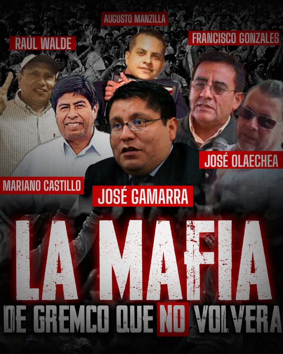 CON USTEDES LA  PRESUNTA RED CRIMINAL GREMCO DESTRUCTORA