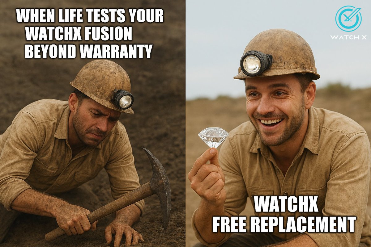 🔥 Did life test your WatchX Fusion beyond the warranty? ⌚
Here’s your shot at a FREE replacement

How to participate:
1️⃣ Quote this tweet with your story
2️⃣ Share what happened + a video from WatchX App showing your home page &amp; activity log
3️⃣ Tag a friend!

🏆 Top 3 stories →