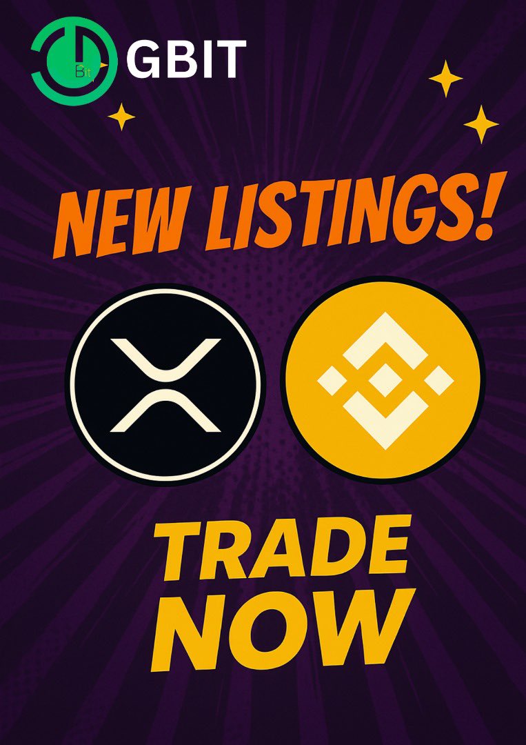 GbitXApp's tweet photo. 🚀 New Listings Alert! 🚀

XRP and BNB are now live on our platform. 
Start trading today and don’t miss the opportunity! 🔥🔥🔥 https://t.co/j7hT1P4vpb