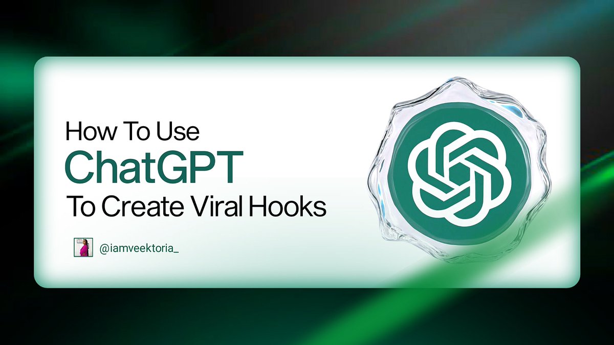 iamveektoria_'s tweet image. This is your chance to learn how to create Viral Hooks using GPT🫵

Sometimes you spend hours crafting a post, pouring in effort and creativity, feeling like you cooked, only to get zero likes.😭

Even worse, someone st€als your post, tweaks the intro and somehow gets 10x your