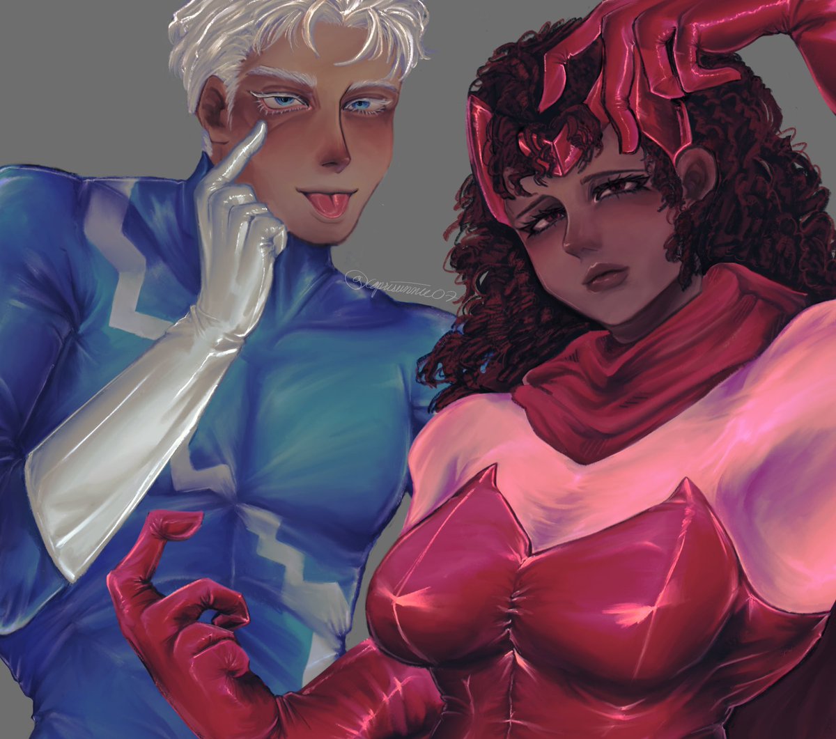 caprisunnie07's tweet photo. Clothing study w the nightmare twins
#maximoff #marvel https://t.co/MhDNdBZREW