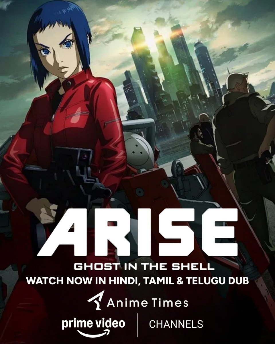 FlickMatic_'s tweet photo. Watch ' GHOST IN THE SHELL ARISE: BORDER ' [2013-15] an action adventure sci-fi mystery drama anime series, streaming now Anime Times.

Available With All 4 Episodes in #Hindi, #Tamil &amp; #Telugu Dub Audio

IMDb Rating:- 7.3/10

#GhostInTheShellArise #Anime #AnimeTimes #PrimeVideo https://t.co/vfZHQsmshH
