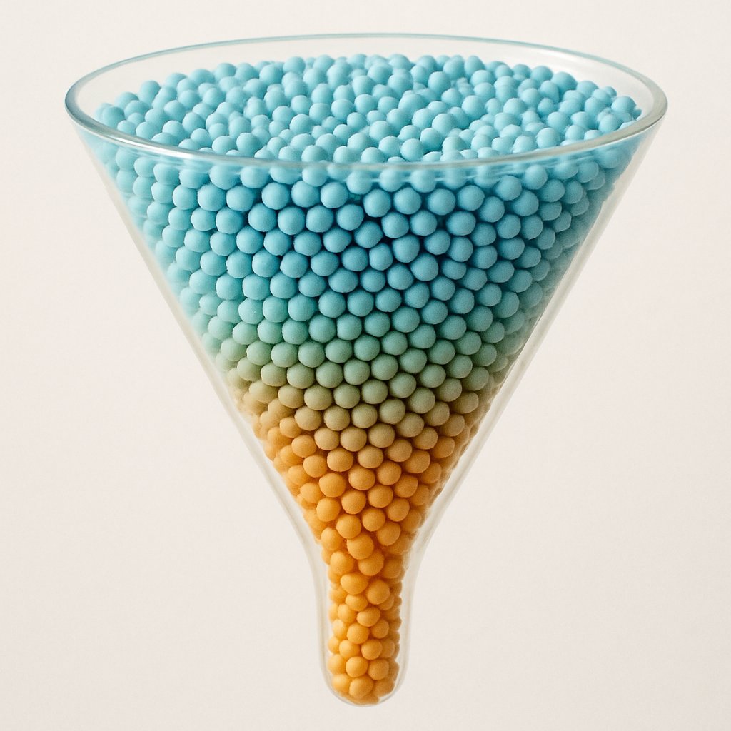 ShudhCoder's tweet image. The beads the bottom have the highest pressure.
