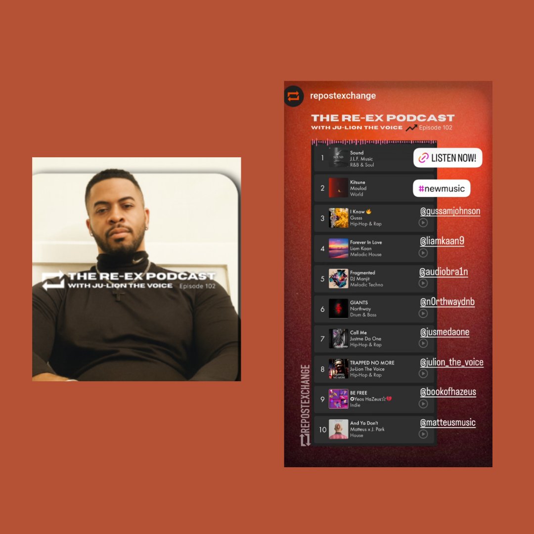 Audiobrain1's tweet image. My track Frack Fragmented won the certified Fresh Competition on Repost Exchange which paved the way for it to be included Re-Ex Podcast with Ju Lion. You can listen to it on the link below. 
on.soundcloud.com/IDSZ5TwbtqFI9F…
#ReExPodcast #RepostExchange #SoundCloudPromo #podcast