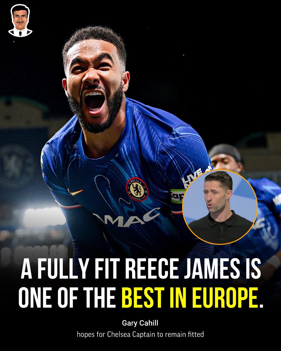Gary Cahill talking about Reece James.