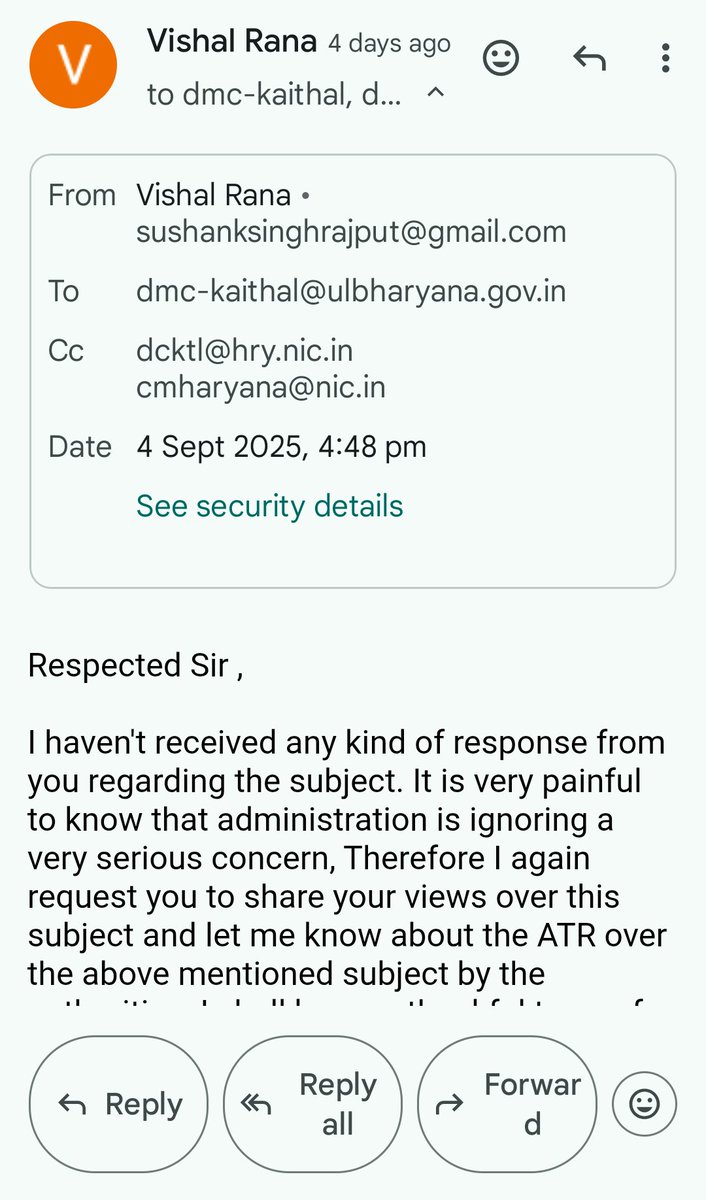 VS_RanaIYC's tweet photo. आज मुझे सोशल मीडिया साथियों के माध्यम से विपक्ष के लिए कुछ सवाल प्राप्त हुए कि विपक्ष राजौंद की समस्या को लेकर आवाज क्यों नहीं उठा रहा , 

मैं मीडिया के साथियों को बताना चाहता हूं कि सर्व प्रथम राजौंद का नागरिक होने के नाते और मुख्य विपक्षी पार्टी कांग्रेस का कार्यकर्ता होने के नाते मैने मुख्य सड़क मार्ग की समस्या लेकर 👇👇

•25 अगस्त, 2025 (Via E-mail)

•31 अगस्त, 2025 को Twitter ( X )

•04 सितंबर, 2025 को (Via E- Mail )

•08 सितंबर, 2025 को Twitter (X)

इन सभी माध्यम से सरकार के समक्ष राजौंद की समस्या को प्रमुखता से रखा है , मगर सरकार का इस ओर कोई ध्यान नहीं है , इसीलिए मैं मीडिया के साथियों से भी कहना चाहता हूं कि आप के साथ विपक्ष का पूरा समर्थन हैं, और हम आपके साथ मिलकर राजौंद की देवतुल्य जनता के लिए संघर्ष करते रहेंगे।