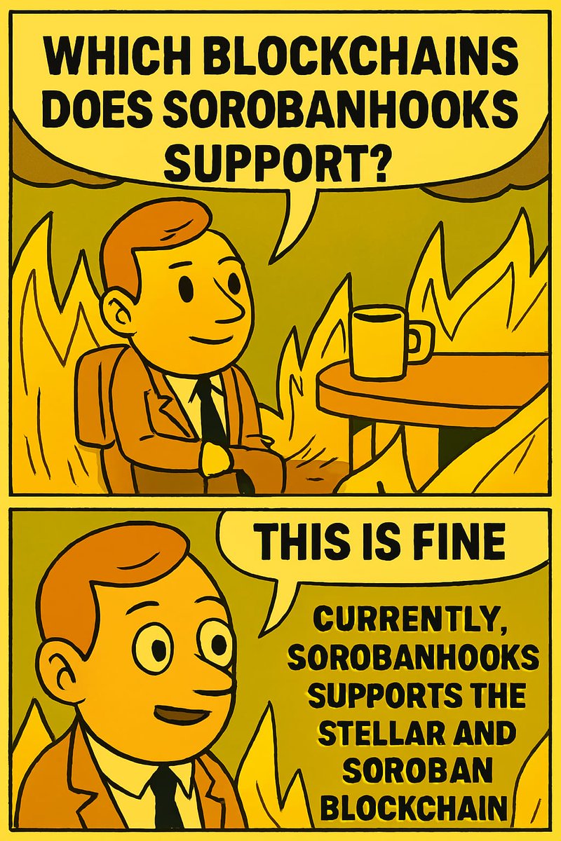 sorobanhooks's tweet image. Calm in the chaos. SorobanHooks supports Stellar—no drama, just delivery.
#SorobanHooks #StellarOrg