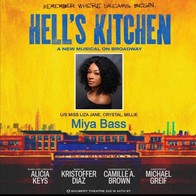 💜First Broadway contract (insert ugly cry).
💜Second time being “stolen” by Ms Alicia Keys 🥹 (The Voice Alum, season 14).
💜Last time having imposter syndrome 🙅🏽‍♀️.

#Broadway #HellsKitchen #AliciaKeys #MamaiMadeit #HKonTour #GloryToGod 🥹🎭