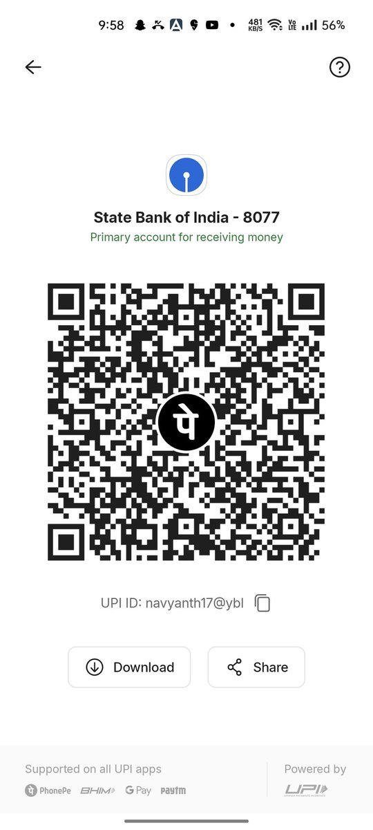 Maa Friend Valla Sister BTECH 3rd Year 
Chaduvtundii Tanaki Ki Thyroid Vachindi Present Critical Condition Lo Hospital Lo Undii Valladi Chala Poor Family Ee Ammai Eh Vallaki Aadharam 

Operation Kosam 2 Lakhs Avtadii Anta

Phone Pay :- 9849644299
Name :- Navyanth Varma 

Idi Naa