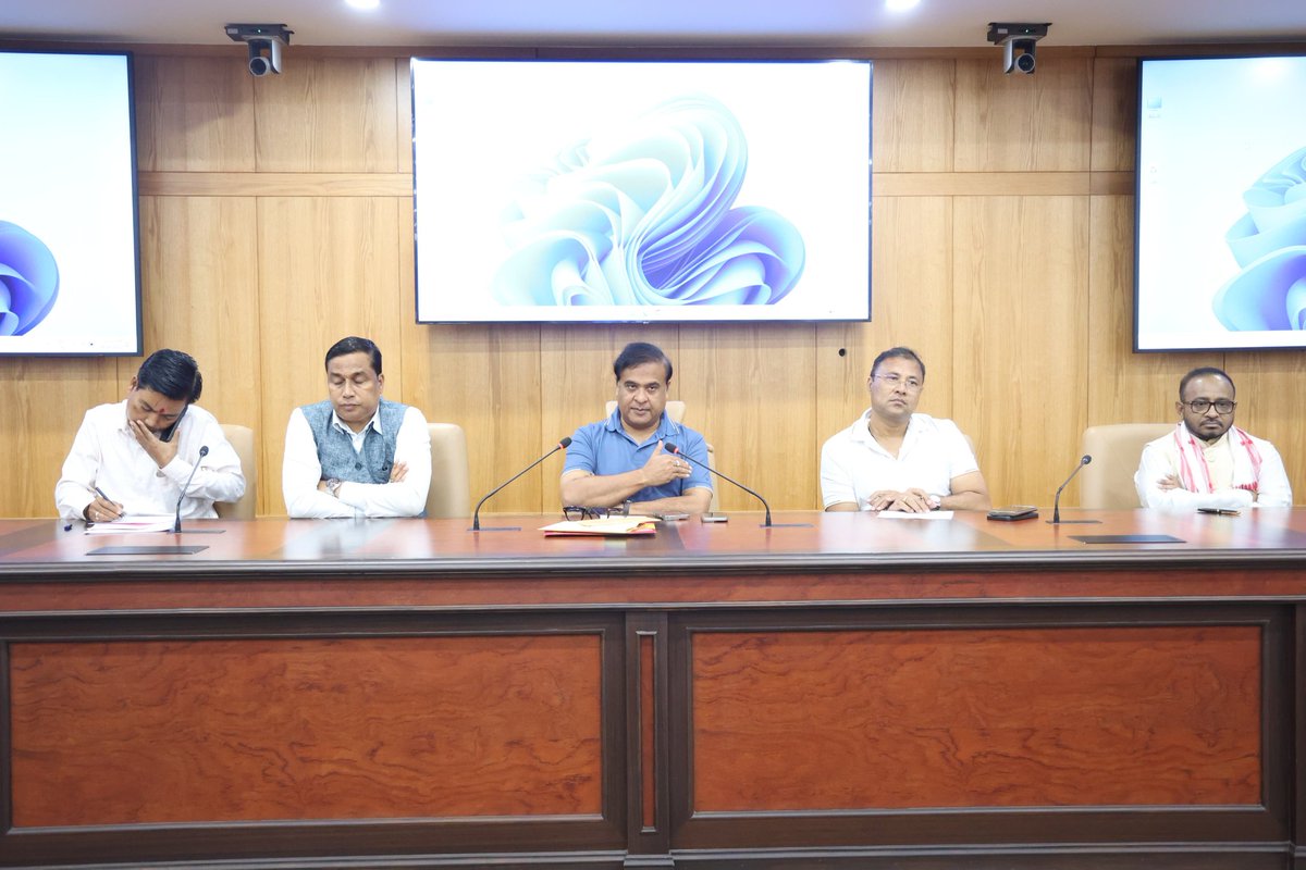 Himanta Biswa Sarma (@himantabiswa) on Twitter photo Chaired meetings with various stakeholders to review preparations ahead of the ensuing visit of Hon'ble Prime Minister Shri <a href="/narendramodi/">Narendra Modi</a> ji.
Assam is all set to accord a rousing reception to the Prime Minister on 13th and 14th September. Chaired meetings with various stakeholders to review preparations ahead of the ensuing visit of Hon'ble Prime Minister Shri <a href="/narendramodi/">Narendra Modi</a> ji.
Assam is all set to accord a rousing reception to the Prime Minister on 13th and 14th September.