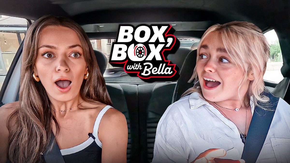 bellajamesx's tweet photo. IZZY HAMMOND | BOX BOX WITH BELLA 

https://t.co/xJrXZDzhDa https://t.co/seHO0eW5Px