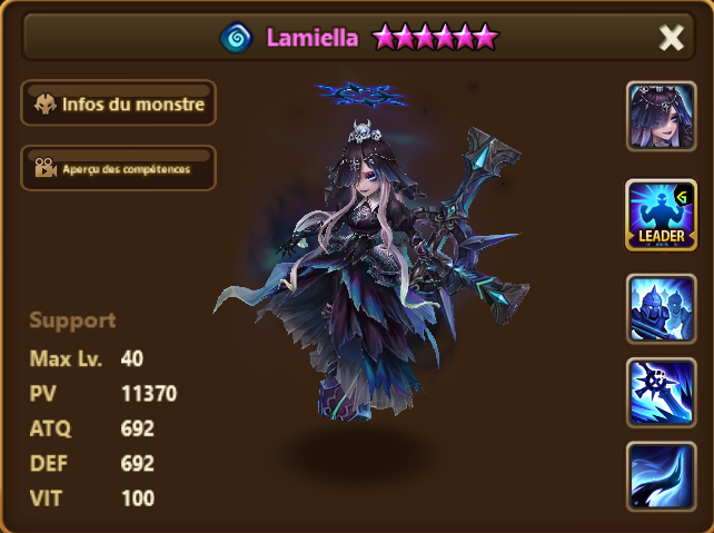 AlphaCruser's tweet photo. @summonerswar_FR la reine Lamiella 👑 https://t.co/horb5Y15e1