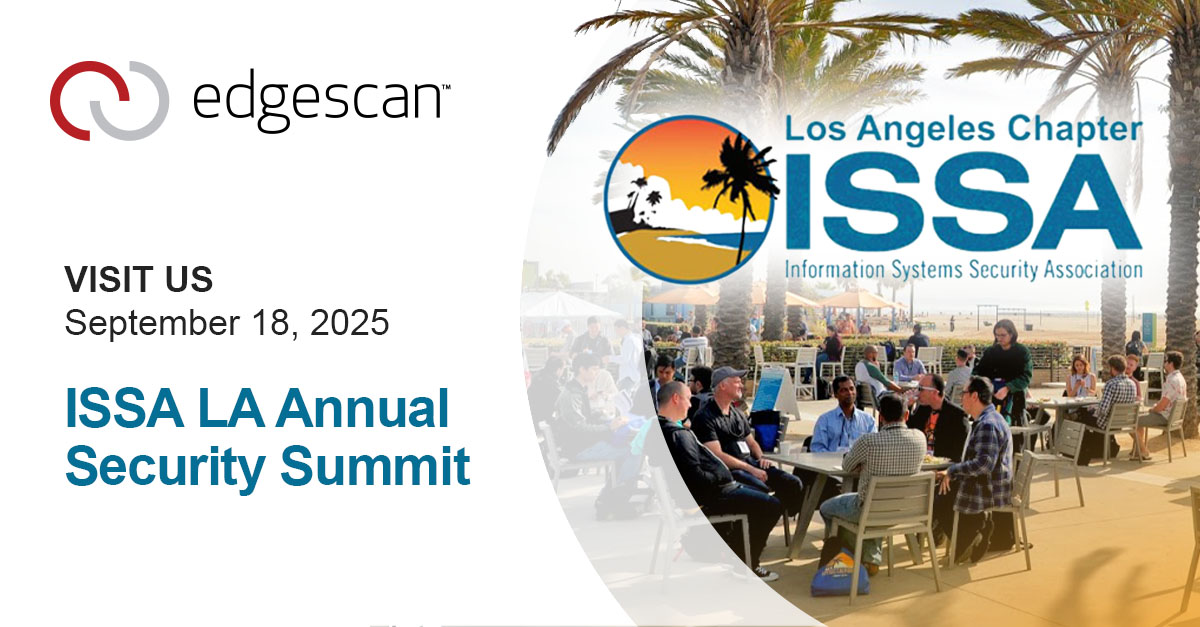 Edgescan (@edgescan) on Twitter photo We're heading to #ISSALA on Sept 18! 🚀
Our Co-Founder & COO Rahim Jina will present “Managing Vulnerabilities – What Does Success Look Like in 2025.”
Stop by our booth to chat about smarter risk prioritization & AI-driven security.
#Cybersecurity #Edgescan We're heading to #ISSALA on Sept 18! 🚀
Our Co-Founder & COO Rahim Jina will present “Managing Vulnerabilities – What Does Success Look Like in 2025.”
Stop by our booth to chat about smarter risk prioritization & AI-driven security.
#Cybersecurity #Edgescan