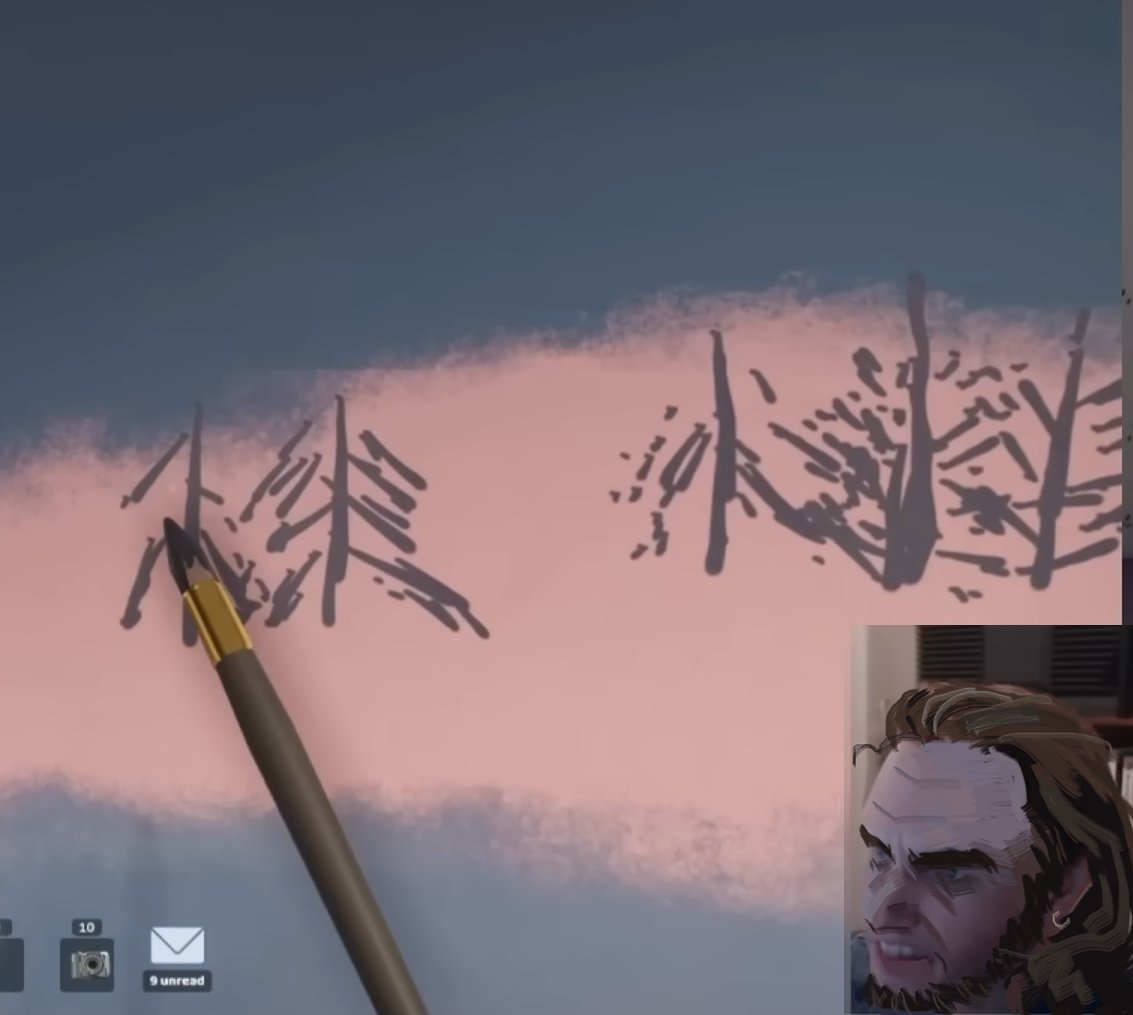 Having fun in painting game❤️