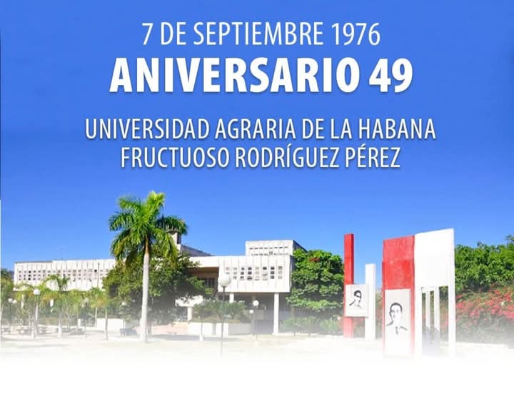Ya hace 49 años de la fundación por Fidel de este centro universitario tan importante para el sector agropecuario
#100AñosConFidel
#SomosUnahCuba
#JuntosPorMayabeqque