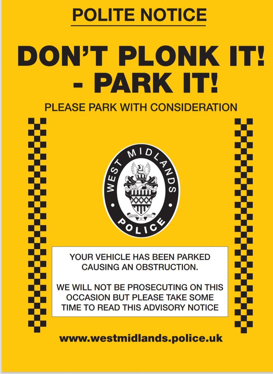 #CommunityPolicing 
During the evenings this week local neighbourhood PCSO'S have been supporting Community reports of obstructive and inconsiderate parking by providing advice and parking tickets for unnecessary obstruction.