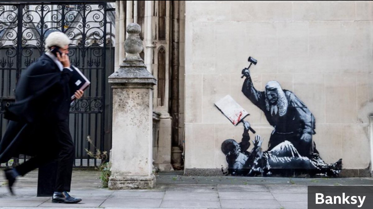 RealBansky's tweet image. All my own work.