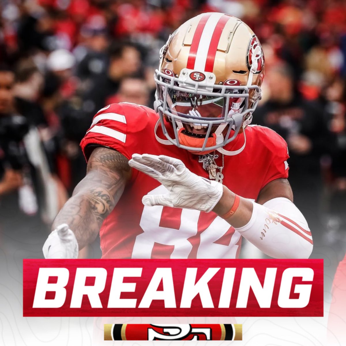 Kendrick Bourne is signing with the San Francisco #49ers on a 1 year deal with a max value of 5 Million Dollars, per <a href="/RapSheet/">Ian Rapoport</a>