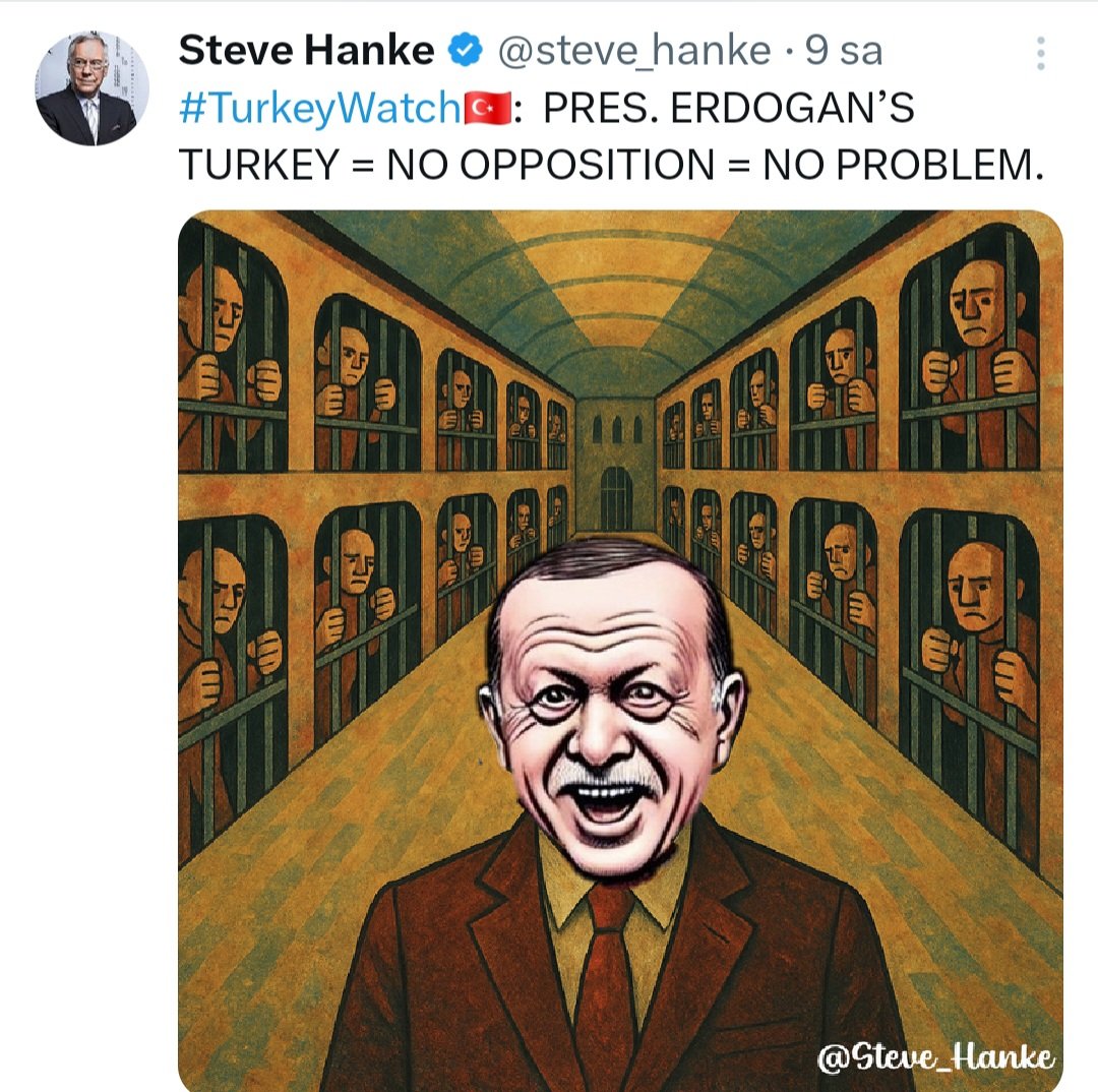 BU ADAM (STEVE HANKE) EĞİTİM KALİTESİ İLE DÜNYA SIRALAMASINDA İLK 10'DA OLAN JOHN HOPKİNS ÜNİVERSİTESİNİN SIRALI EKONOMİ PROFESÖRLERİNDEN BİRİSİ VE DÜNYA GENELİNDE DE ÇOK TANINAN BİR BİLİM ADAMI...

SOSYAL MEDYADA MİNYONLARCA TAKİPÇİSİ OLAN BU BİLİM ADAMININ SON YAPTIĞI