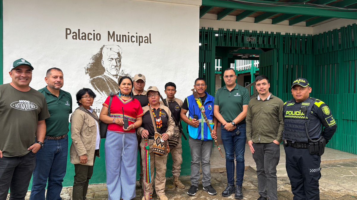 La Gobernación de Antioquia activó un nuevo Entorno Étnico  Seguro en el resguardo Embera Chamí de Cristianía, Karmata Rúa, en  Jardín.

Jardín, 7 de septiembre de 2025.
<a href="/GobAntioquia/">Gobernación de Antioquia</a> 
Más información:
antioquia.gov.co/index.php/anti…
