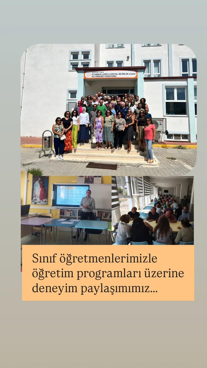 Balıkesir'de 70 sınıf öğretmenimizle öğretim programları üzerine konuştuk.