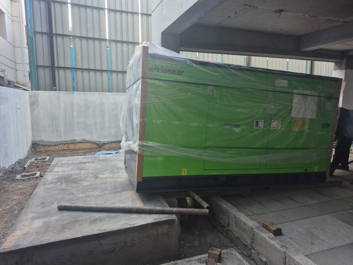 maxpowerservice's tweet image. 🚀 Recent Supply Update! 🚀

We have successfully supplied 45kVA Kirloskar Powergen Diesel Generators at Adyar, Chennai, Tamil Nadu.

For more details, visit 🌐 maxpowerservices.com or 📞 call us at 9392836363.

#MaxPowerServices #KirloskarDG #DieselGenerator #PowerSolutions