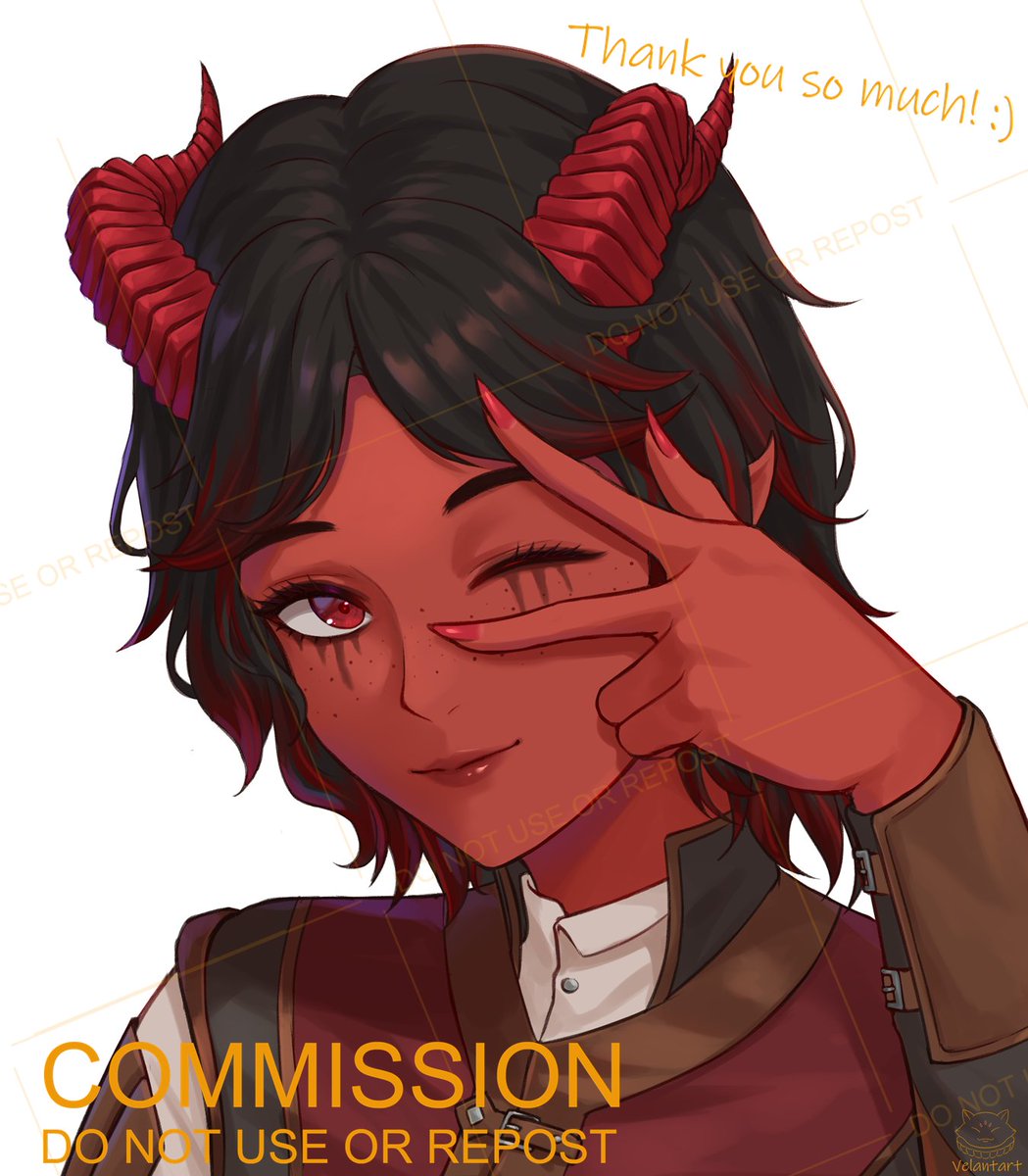 Baldur's Gate 3 OC commission for Nomi2137 on Vgen~😈✌️
Thank you very much for your patronage!🙏
 #VGenComms