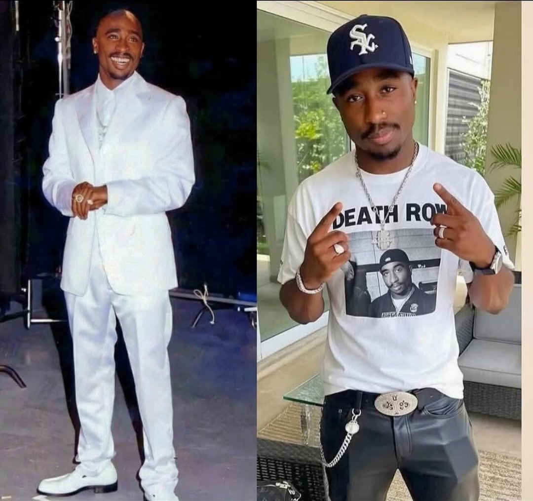 Un homme originaire du Ghana devient viral pour sa ressemblance au rappeur Tupac 😳