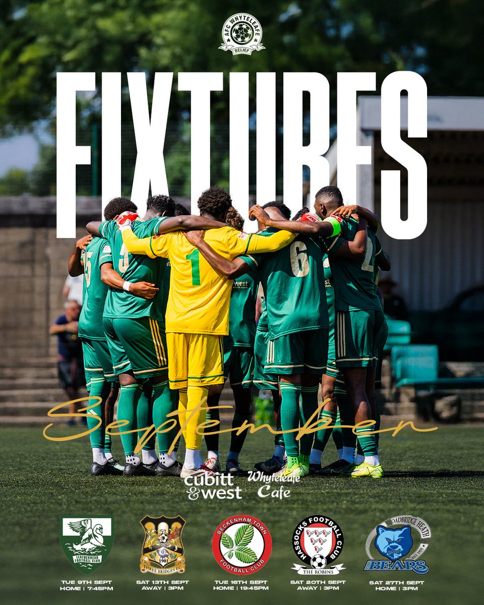 SEPTEMBER FIXTURES 🤩