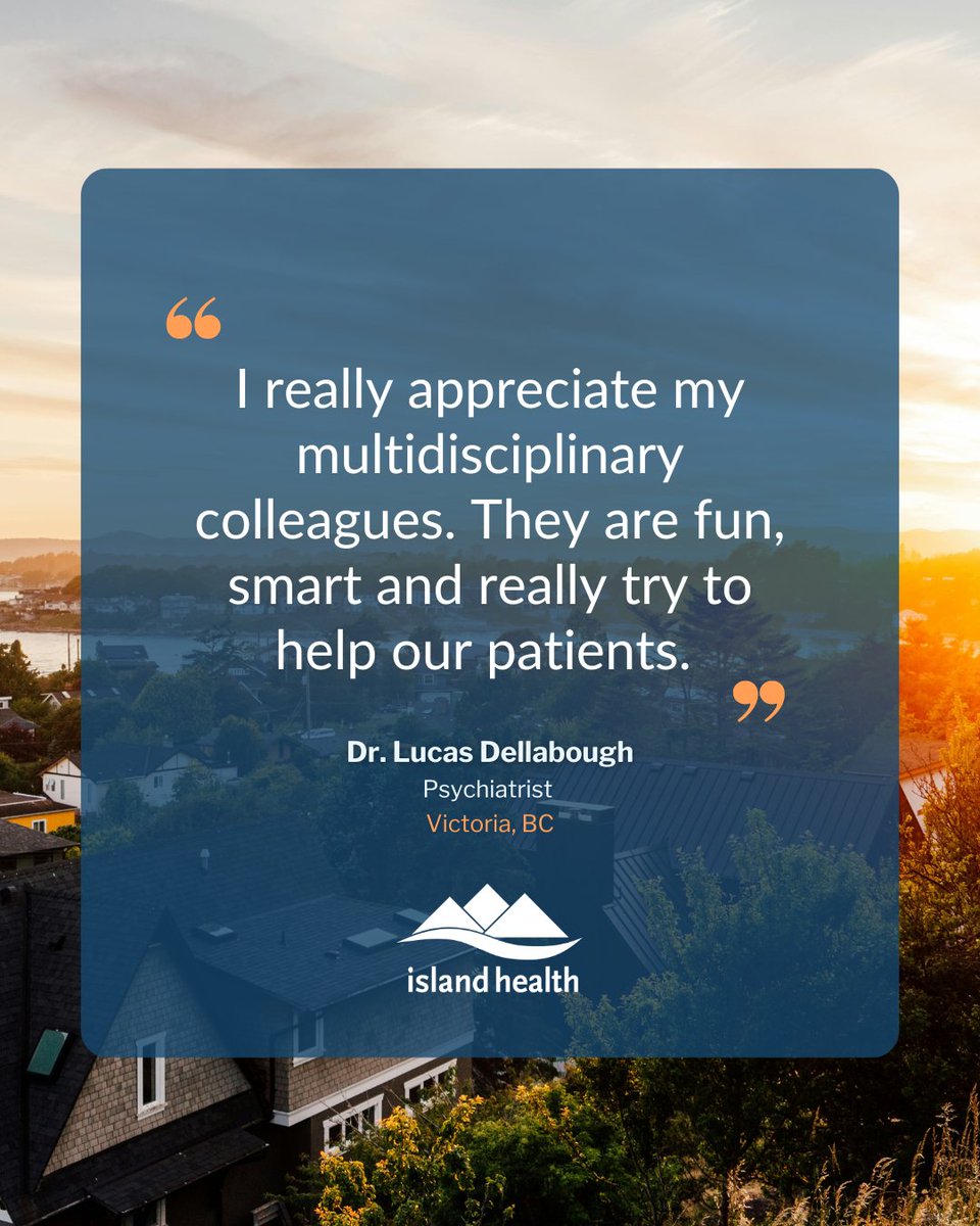 Work in Psychiatry with Island Health!

View all job postings at medicalstaff.islandhealth.ca/careers/opport… 

#DoctorsOfBC #JoinIslandHealth #VancouverIsland #FindYourPlace