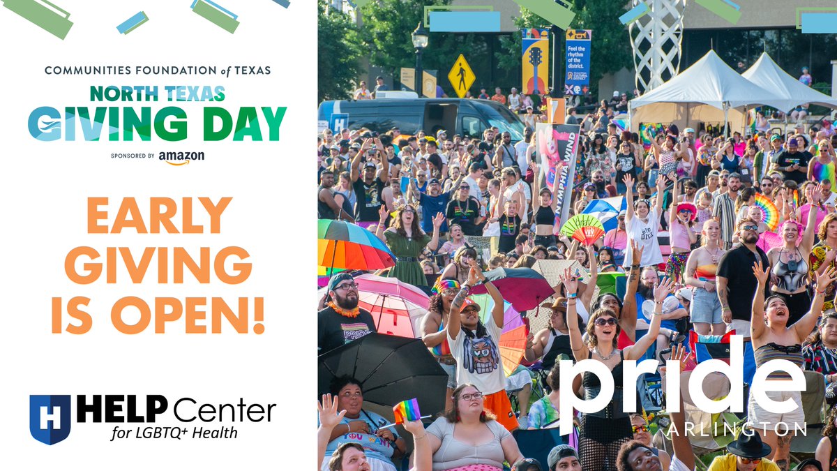 North Texas Giving Day is here! Lets HELP <a href="/helpcentertx/">helpcentertx</a> hit their goal of $30,000 this year. Donate today!
Donation Link:
northtexasgivingday.org/organization/H…

#NorthTexasGivingDay #DFW #NorthTexas #GiveLocal #SupportLocal