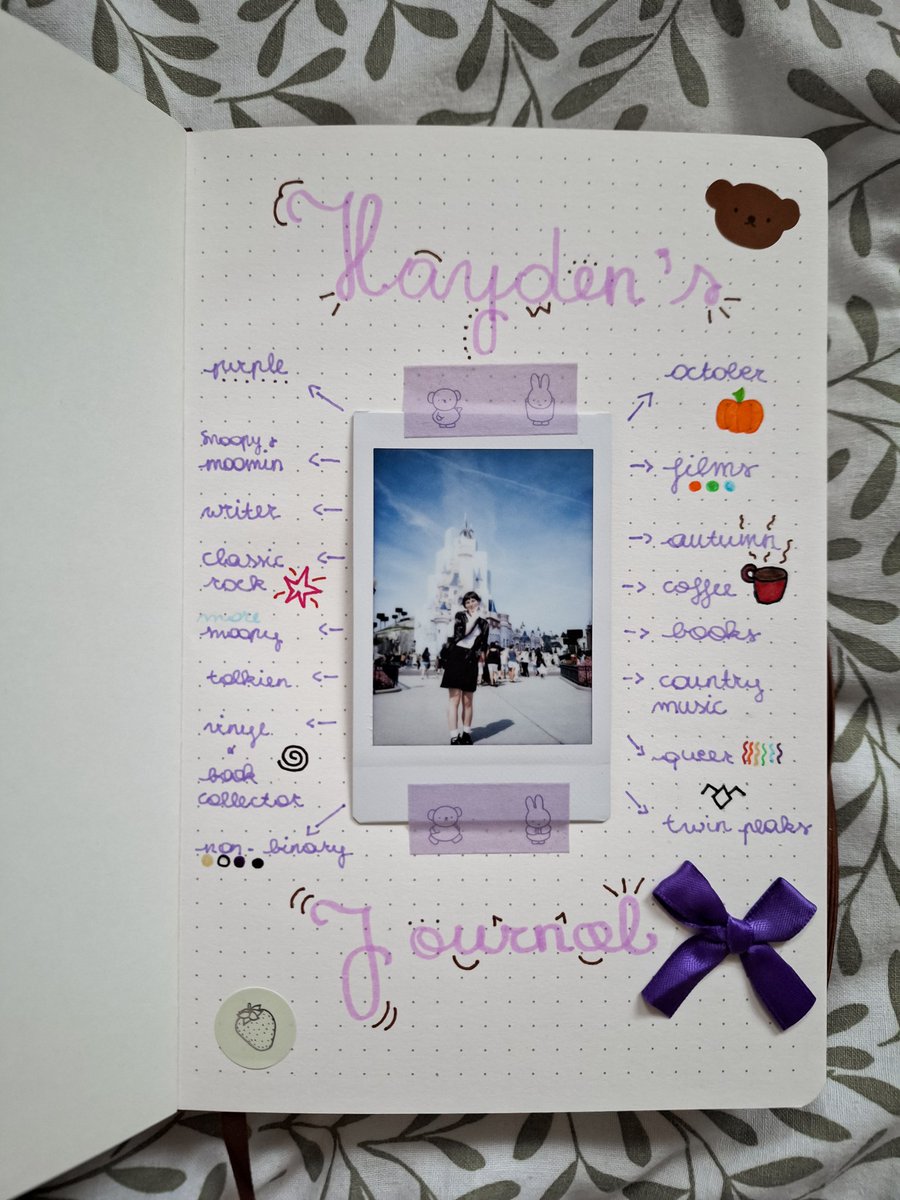octoberfrodo's tweet photo. started a journal #makebadart 🎨💜 https://t.co/0esimHlDXA