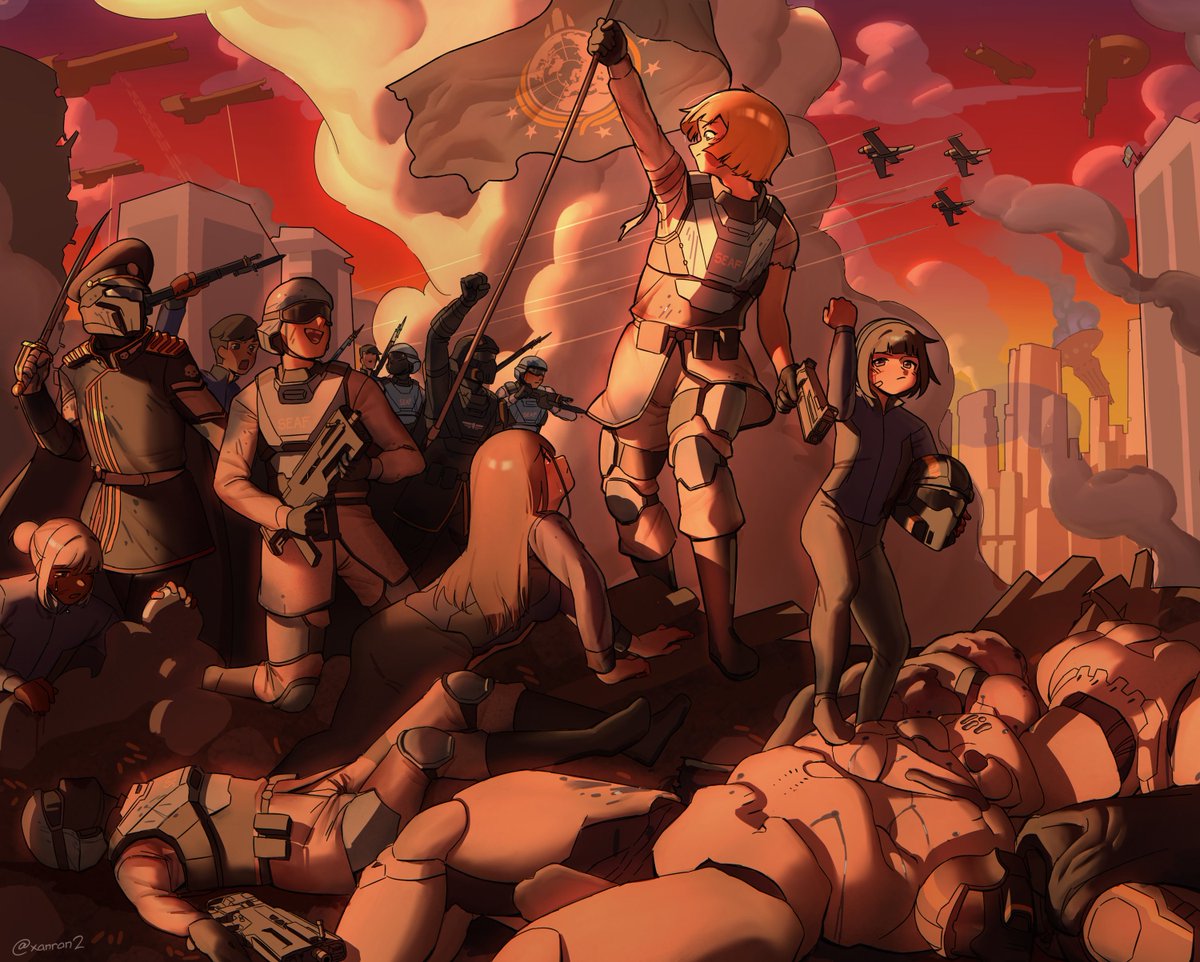 Liberty Leading the People 

#Helldivers2
