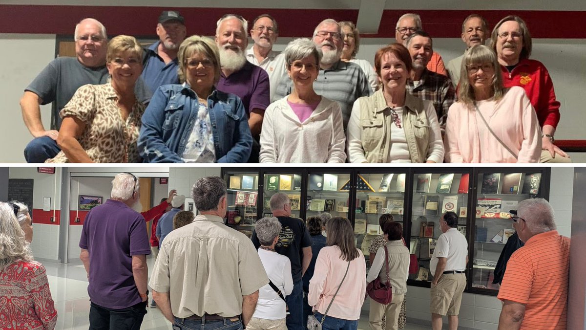 CenterGroveAlum's tweet photo. Center Grove Alumni &amp; Friends welcomed members of the Class of 1975 back to tour the high school as they celebrated their 50th class reunion! Lots of changes to see, and even more reminiscing about their days at CGHS. Once a Trojan, always a Trojan! https://t.co/JnypLnZIYN