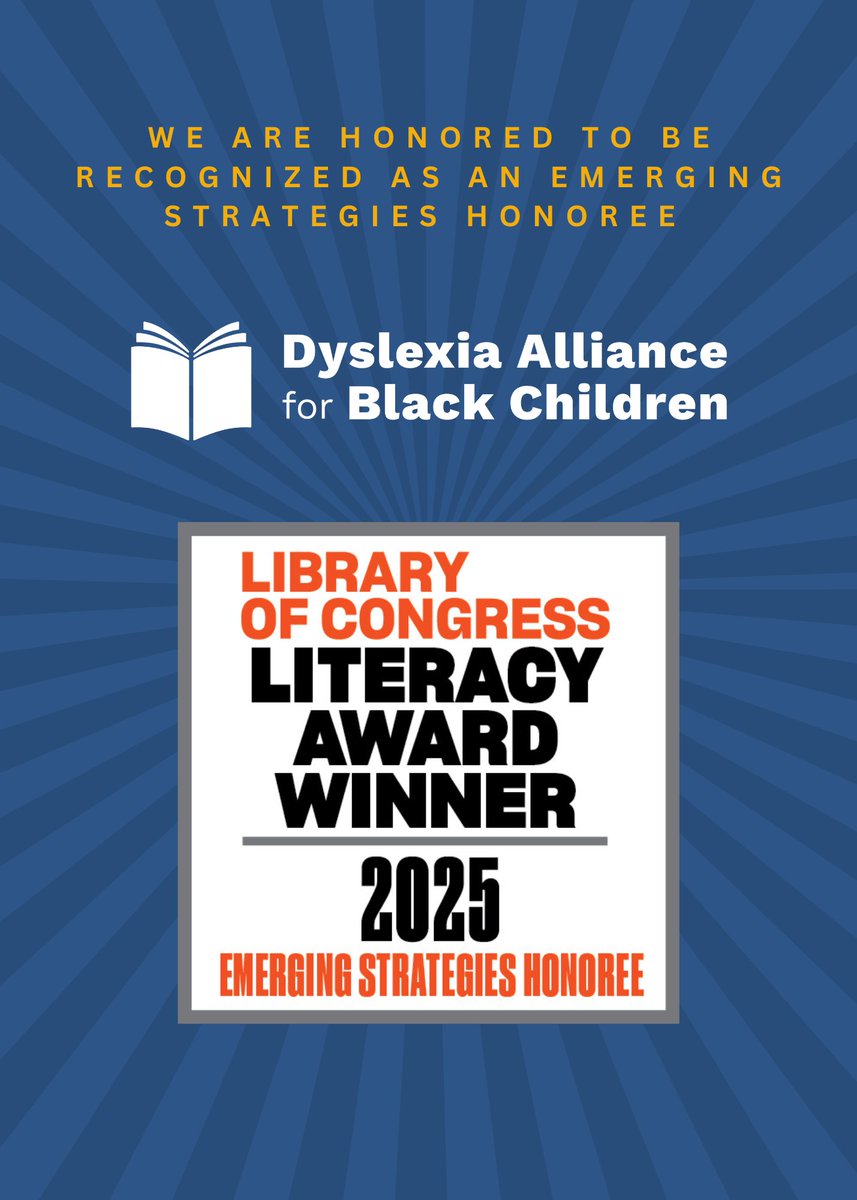 Dyslexia Alliance for Black Children tweet media