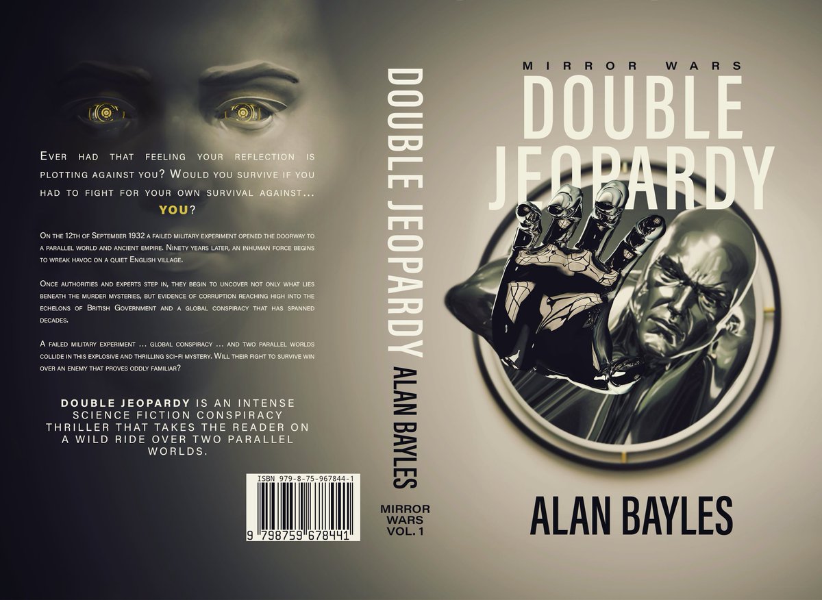 Double Jeopardy an intense #sciencefiction #thriller that has touches of #StarTrek &amp; #DoctorWho with a dash of #horror thrown in for good measure. 

Packed with so many twists &amp; surprises it's sure to have you on the edge of your seat.

➡️ mybook.to/DoubleJeopardy…