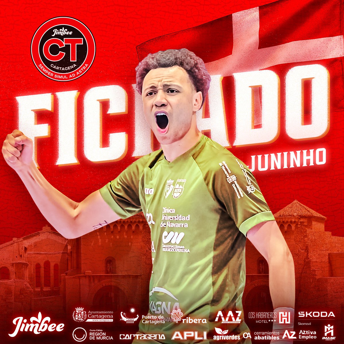 𝗙𝗜𝗖𝗛𝗔𝗝𝗘 🆕 | <a href="/cjuninho3/">Juninho</a> se une a las filas del Jimbee Cartagena Costa Cálida 

📰 jimbeecartagena.com/2025/09/08/jun…

❤️ ¡Bienvenido, Juninho! 🤍