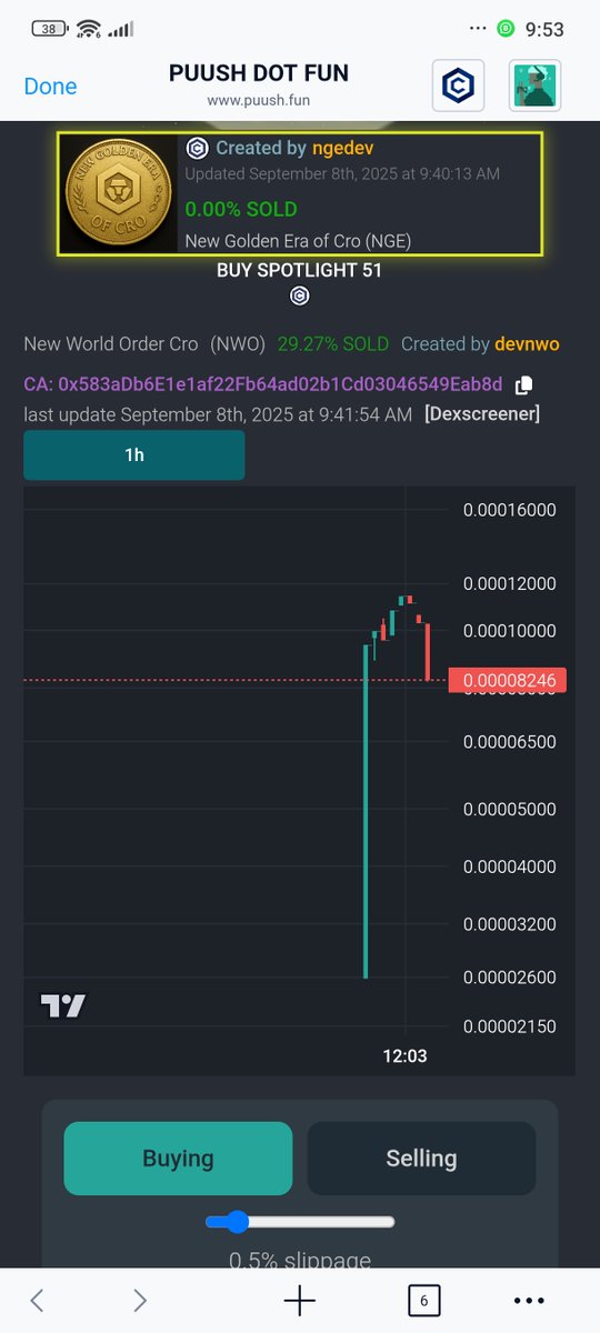 NWOneworldorder's tweet image. puush.fun/coin/0x583aDb6…

30% ✅ who getting the dip!?

#NWO #crofam #FFTB #cro212 #lfc