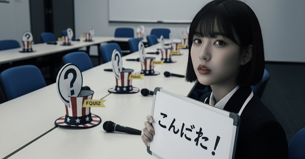 我が社でもAIクイズアイドルを育成中なのですが、まだ日本語が苦手のようです😅💦
#クイズアイドル
#FQUIZ